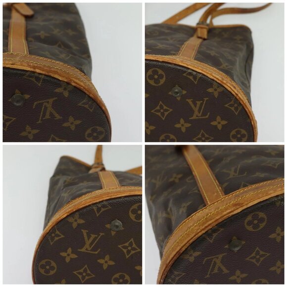 LOUIS VUITTON Monogram Bucket GM Shoulder Bag M42236 LV Auth 140055 - Picture 16 of 16